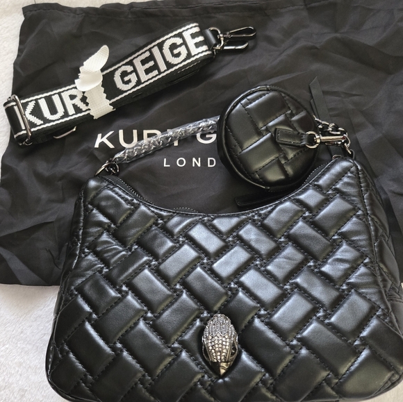 Kurt Geiger Black Quilted NWOT - Picture 6 of 12
